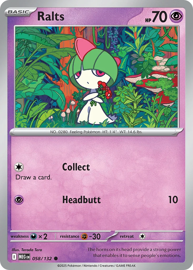 Ralts Pokemon card