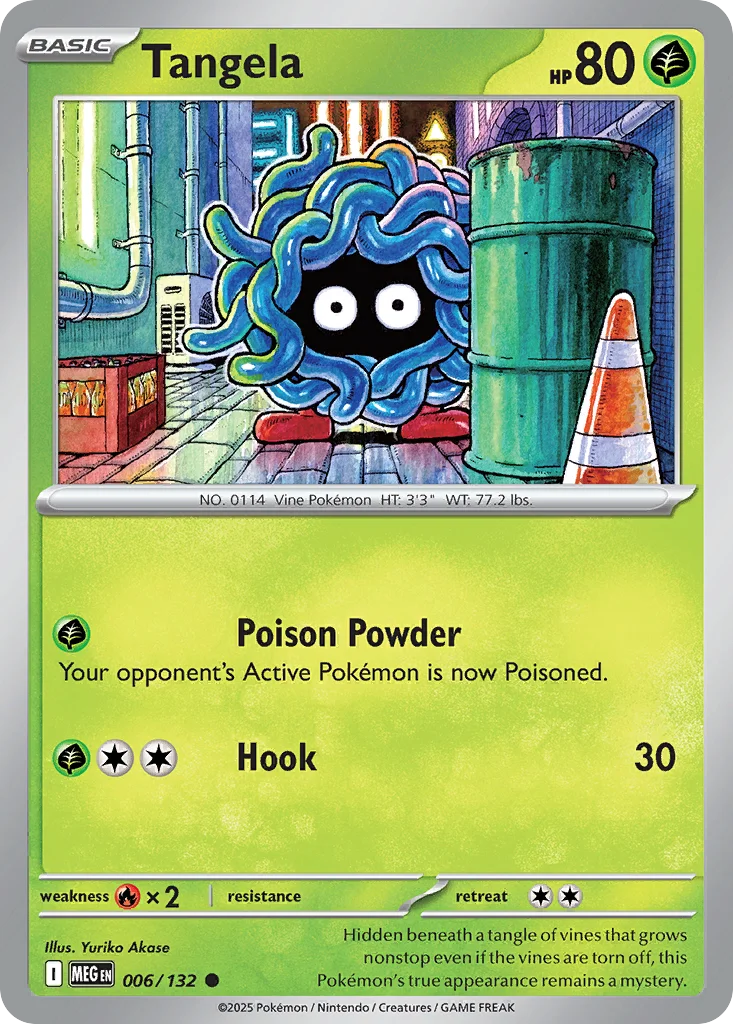 Tangela Pokemon card