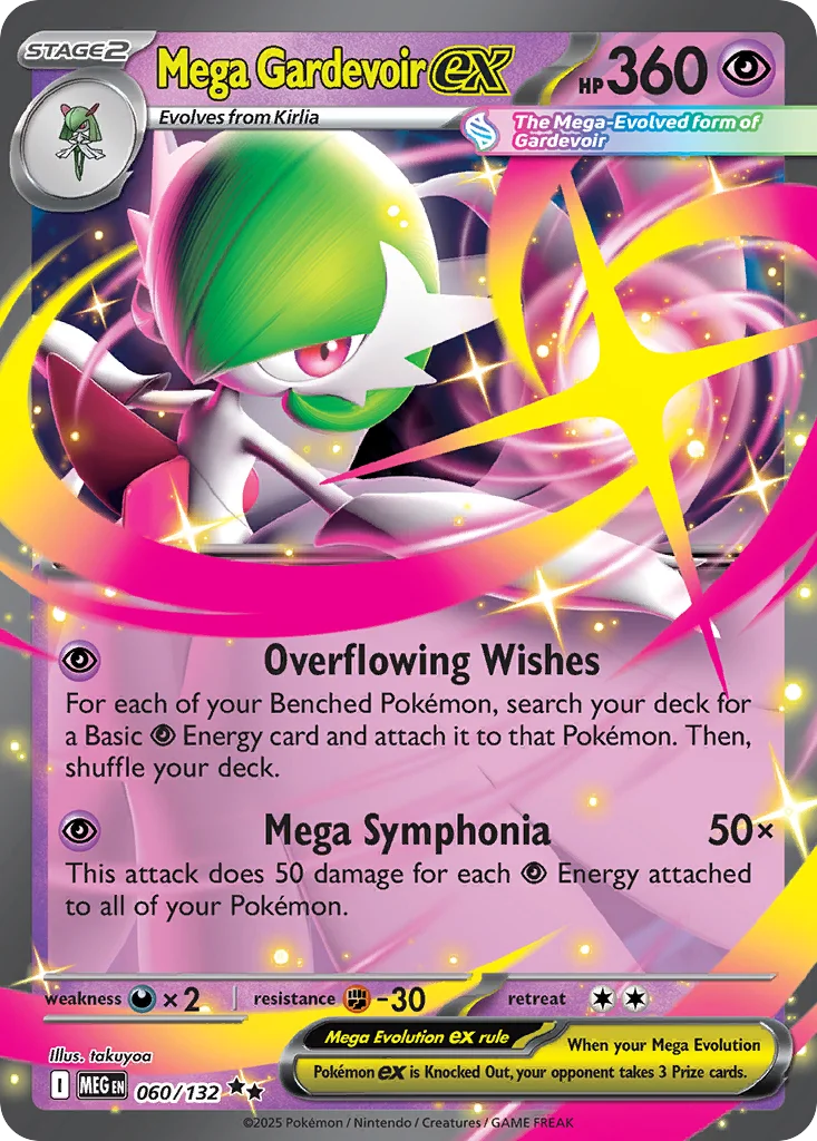 Mega Gardevoir ex Pokemon card