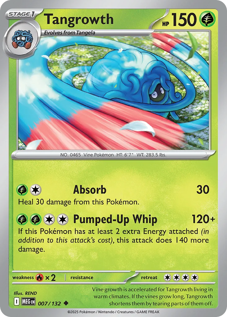 Tangrowth Pokemon card