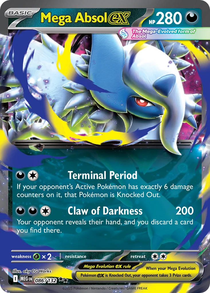 Mega Absol ex Pokemon card