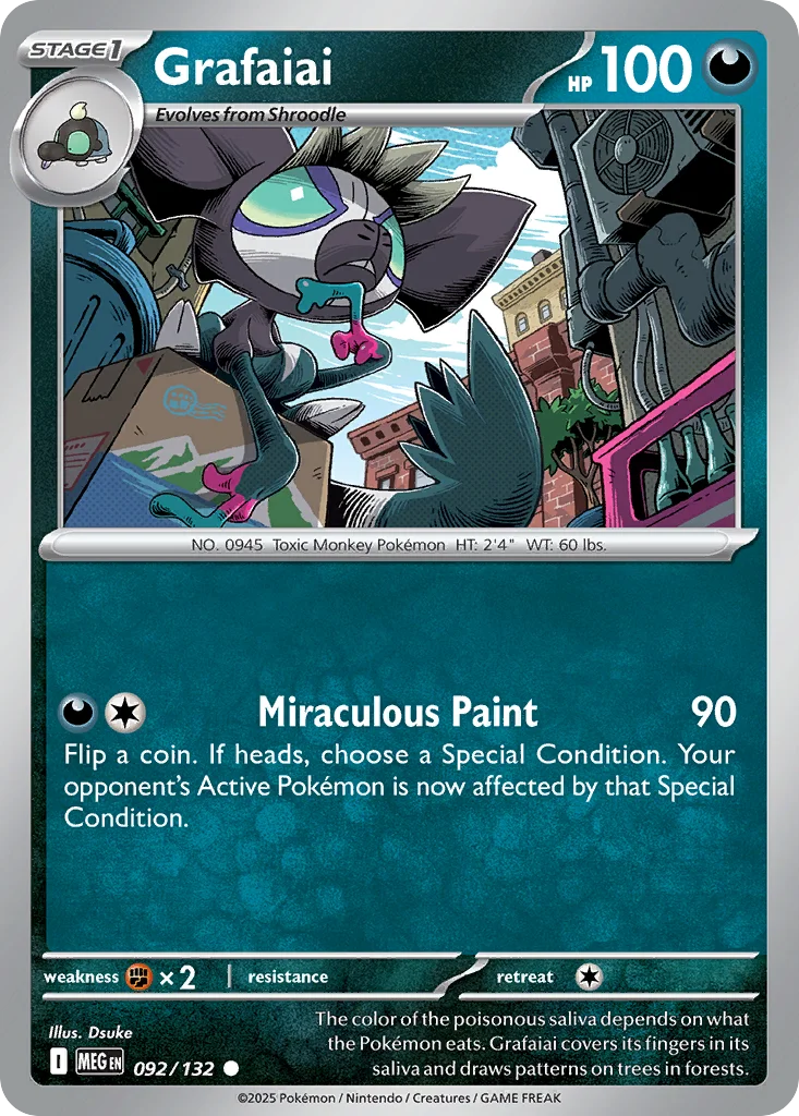 Grafaiai Pokemon card