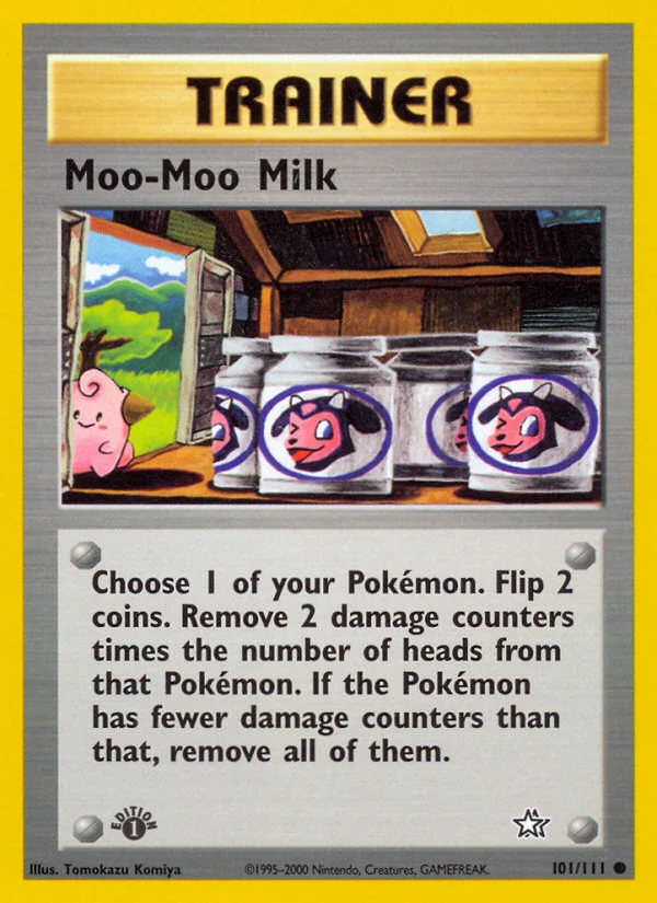 Moo-Moo Milk Pokemon card