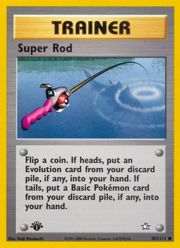 Super Rod Pokemon card