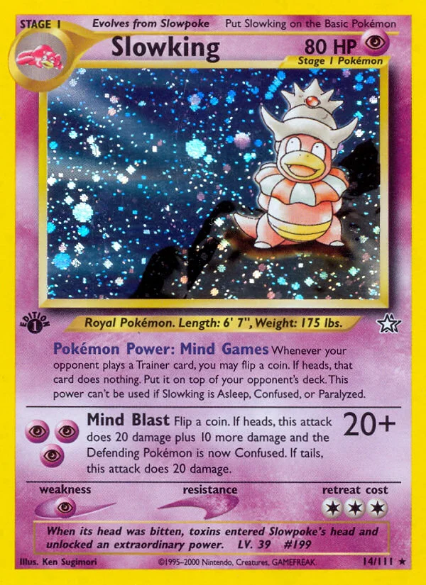 Slowking Pokemon card