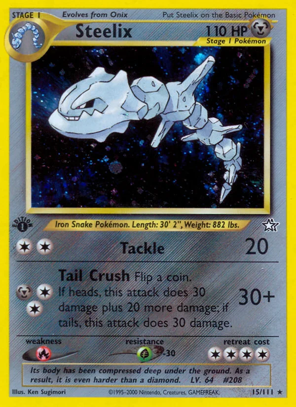 Steelix Pokemon card