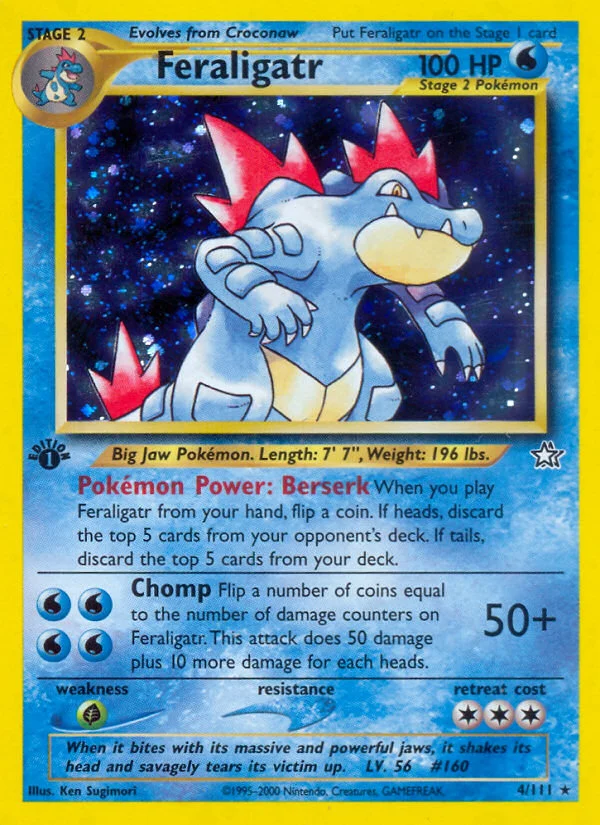 Feraligatr Pokemon card