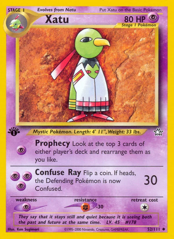 Xatu Pokemon card