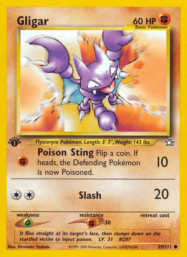Gligar Pokemon card