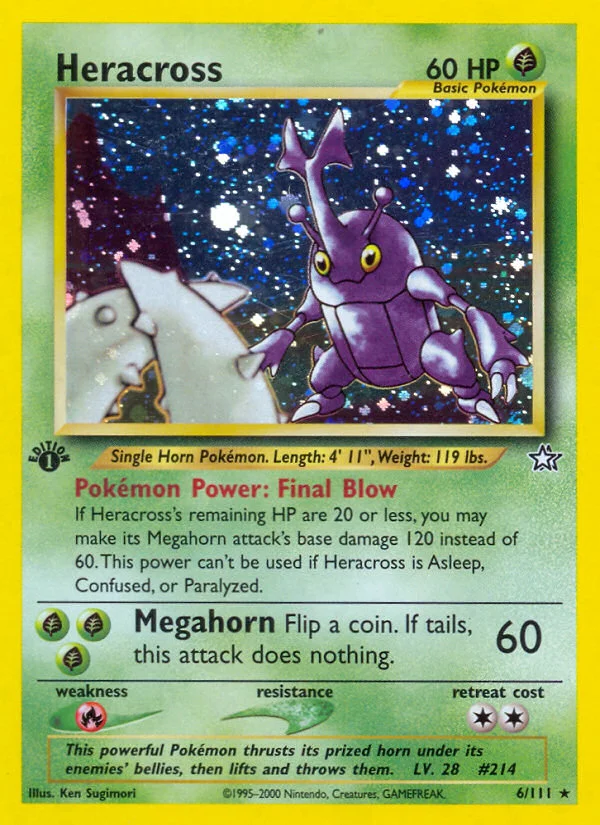 Heracross Pokemon card