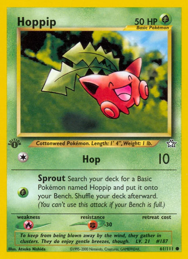 Hoppip Pokemon card