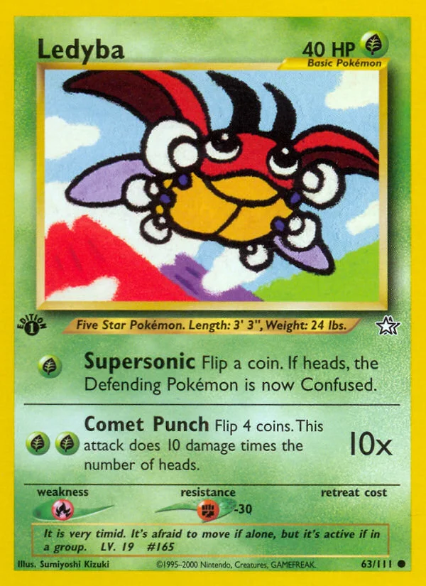 Ledyba Pokemon card