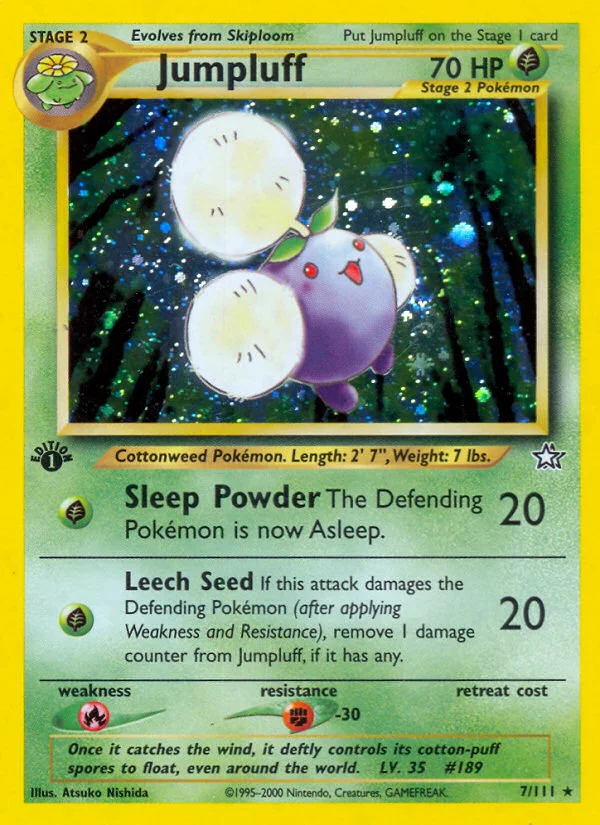Jumpluff Pokemon card