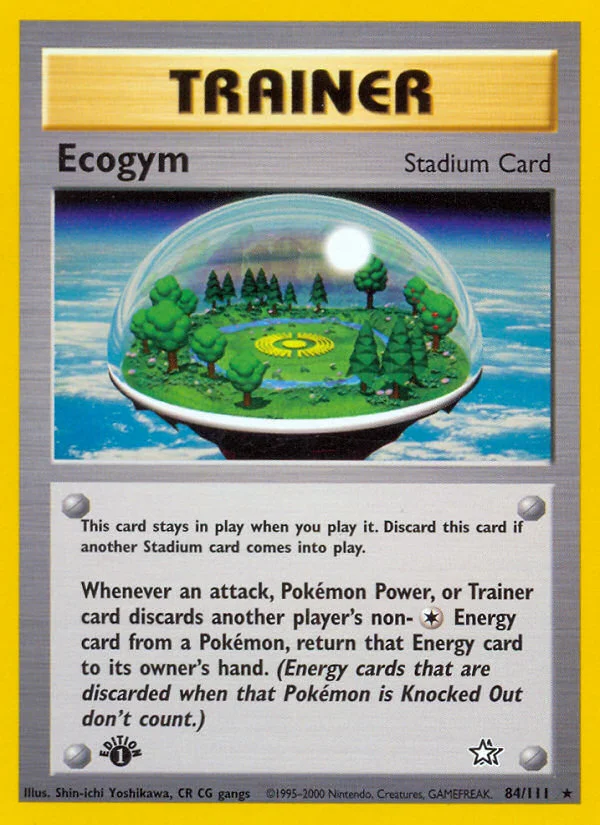 Ecogym Pokemon card