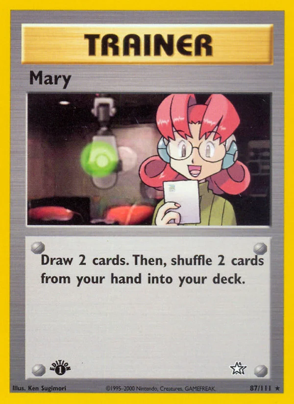 Mary Pokemon card