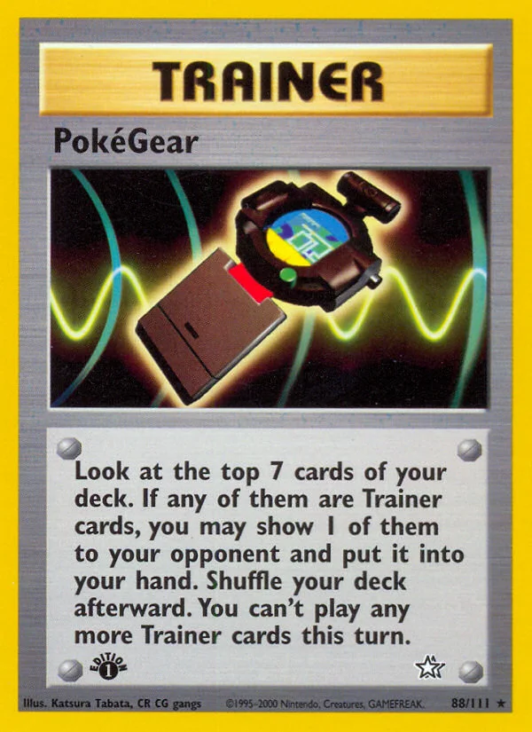 PokéGear Pokemon card