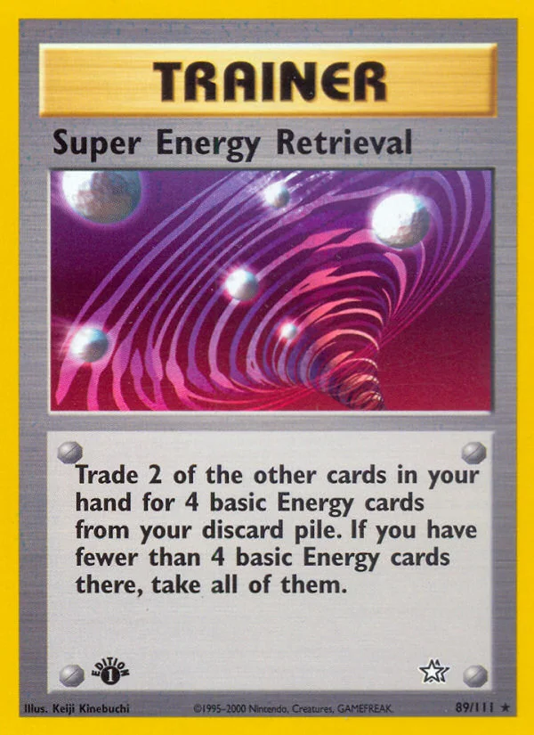 Super Energy Retrieval Pokemon card