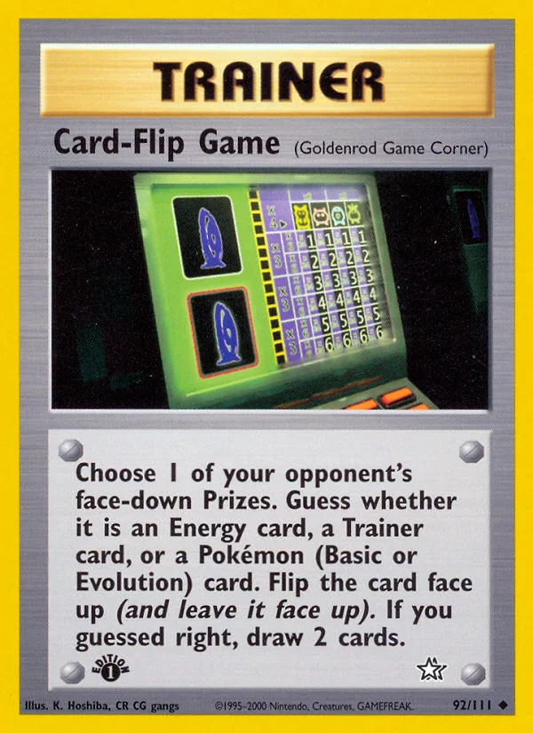 Card-Flip Game Pokemon card