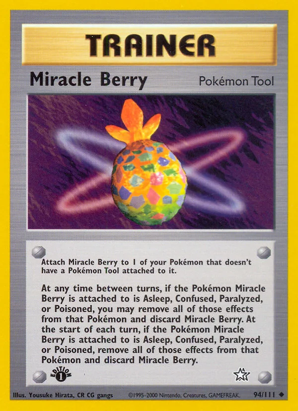 Miracle Berry Pokemon card