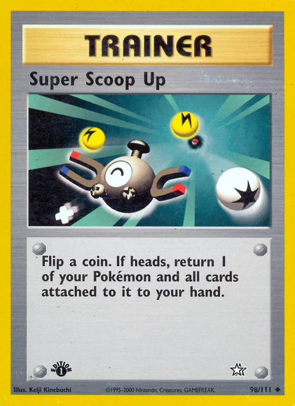 Super Scoop Up Pokemon card