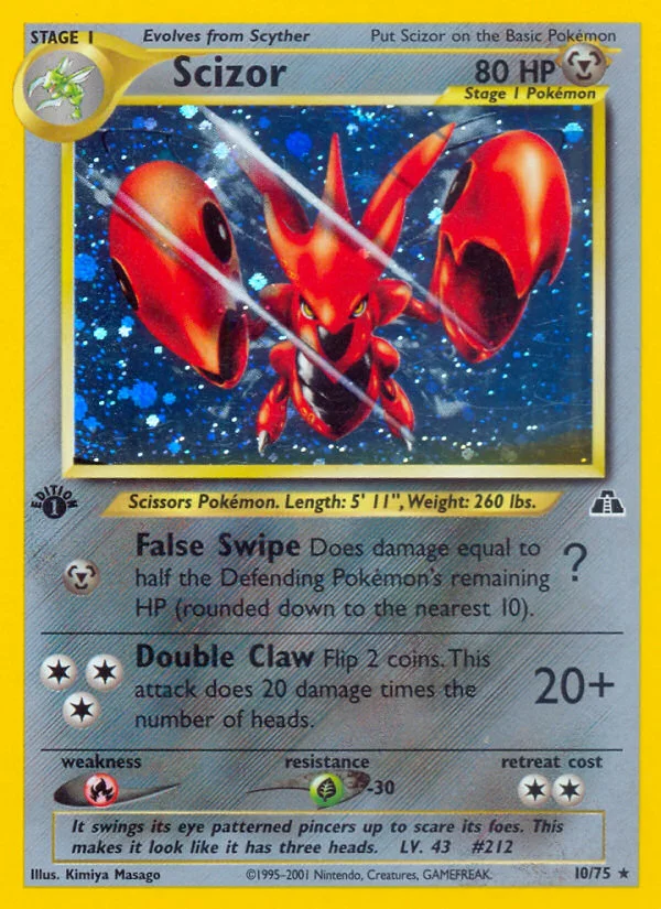 Scizor Pokemon card