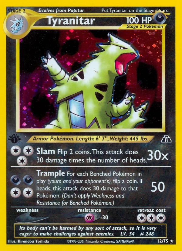 Tyranitar Pokemon card