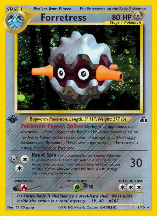 Forretress Pokemon card