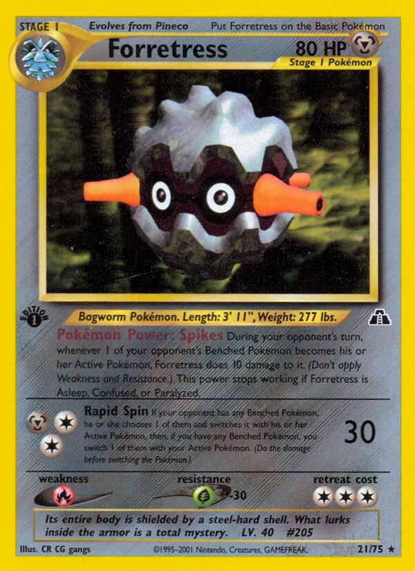 Forretress Pokemon card