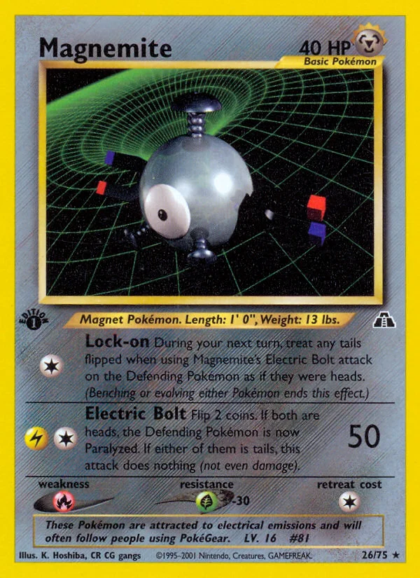 Magnemite Pokemon card