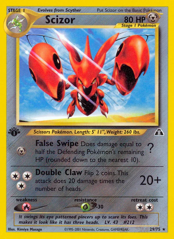 Scizor Pokemon card