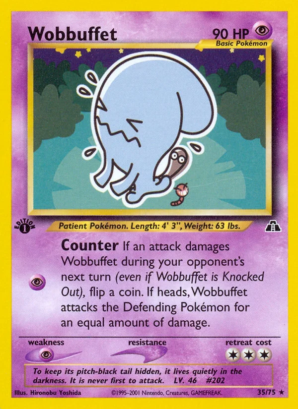 Wobbuffet Pokemon card