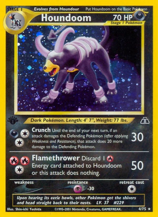 Houndoom Pokemon card