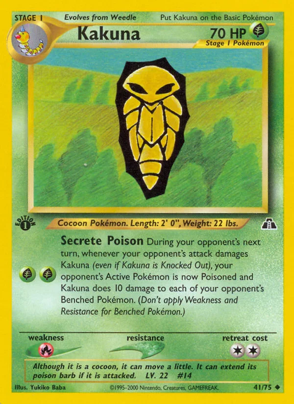 Kakuna Pokemon card