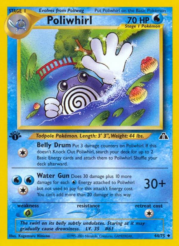 Poliwhirl Pokemon card
