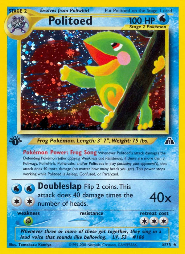 Politoed Pokemon card