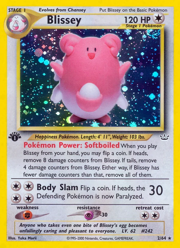 Blissey Pokemon card