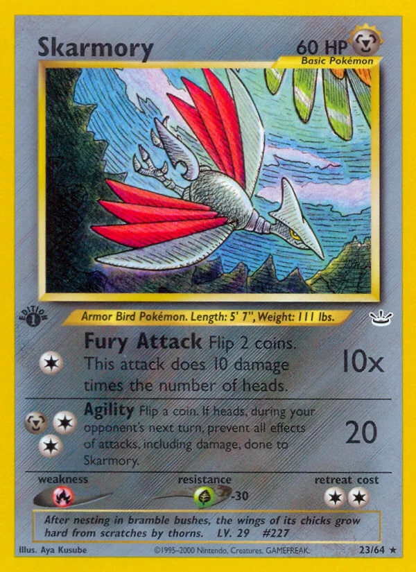 Skarmory Pokemon card