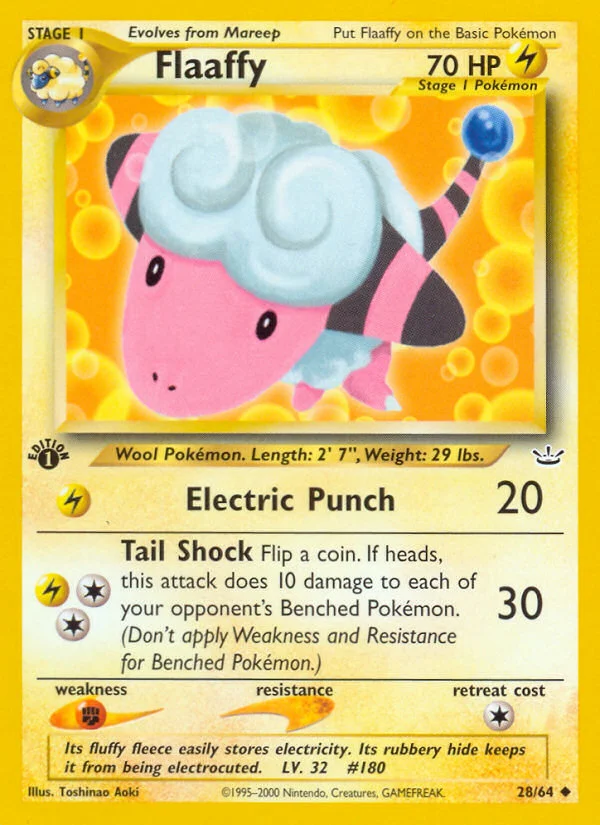 Flaaffy Pokemon card