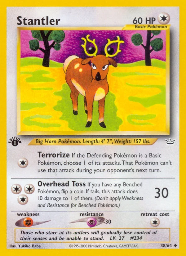 Stantler Pokemon card