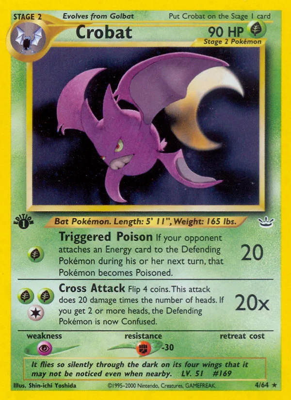 Crobat Pokemon card