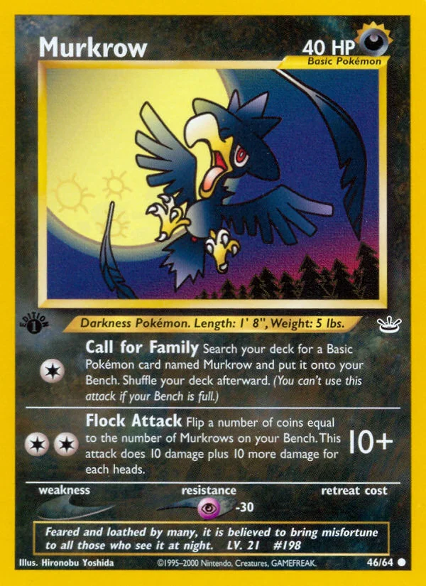 Murkrow Pokemon card