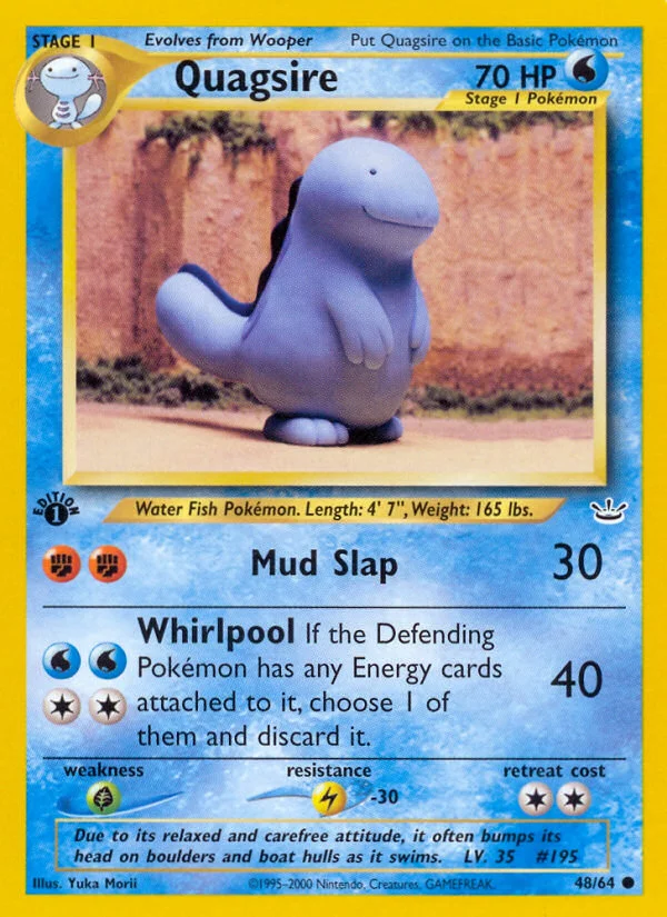 Quagsire Pokemon card