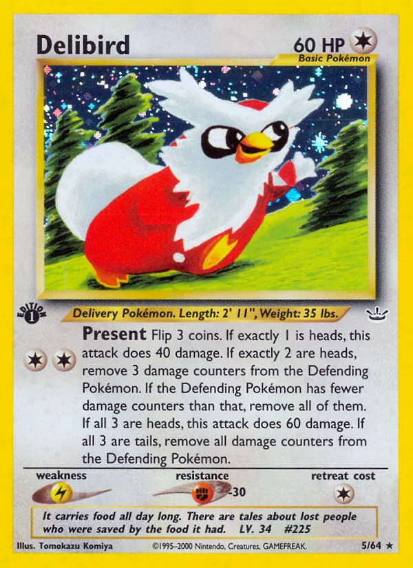 Delibird Pokemon card