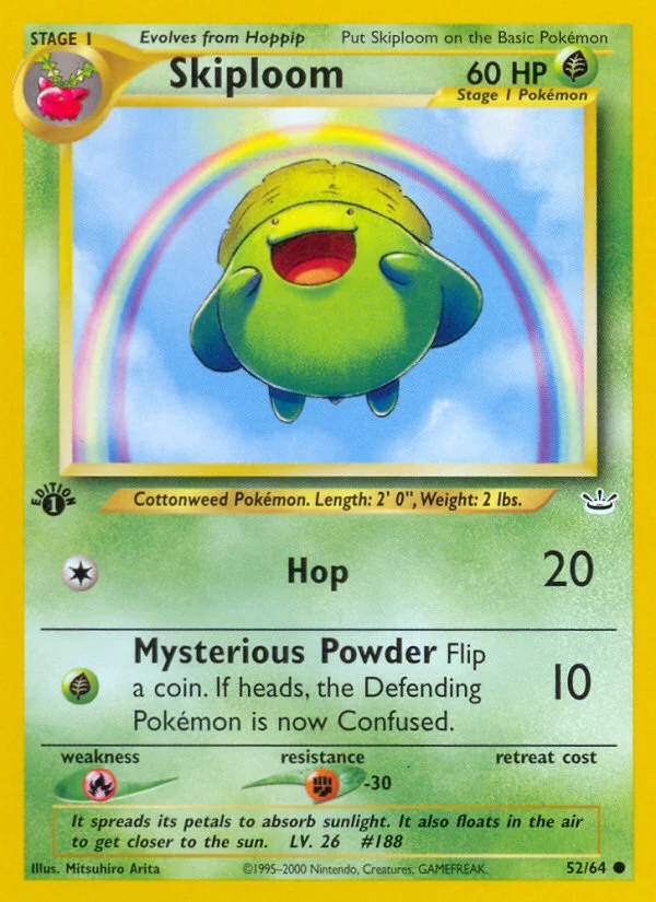 Skiploom Pokemon card