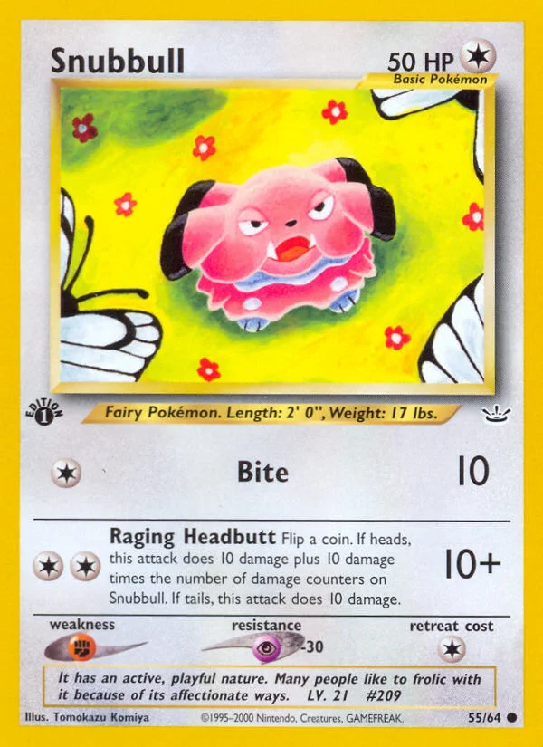 Snubbull Pokemon card