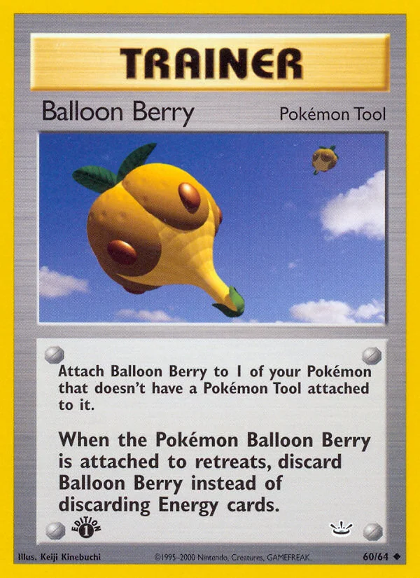Balloon Berry Pokemon card