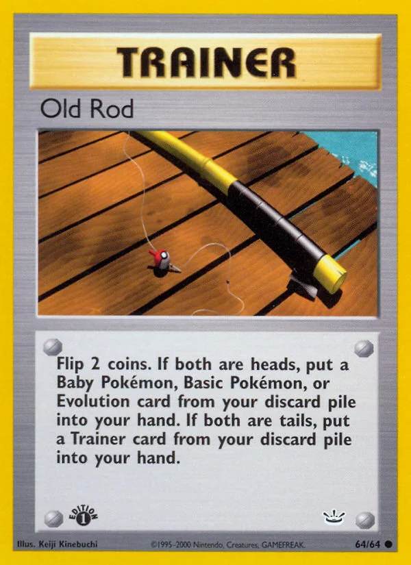 Old Rod Pokemon card