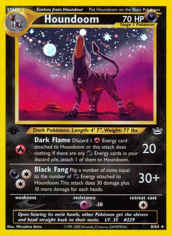 Houndoom Pokemon card