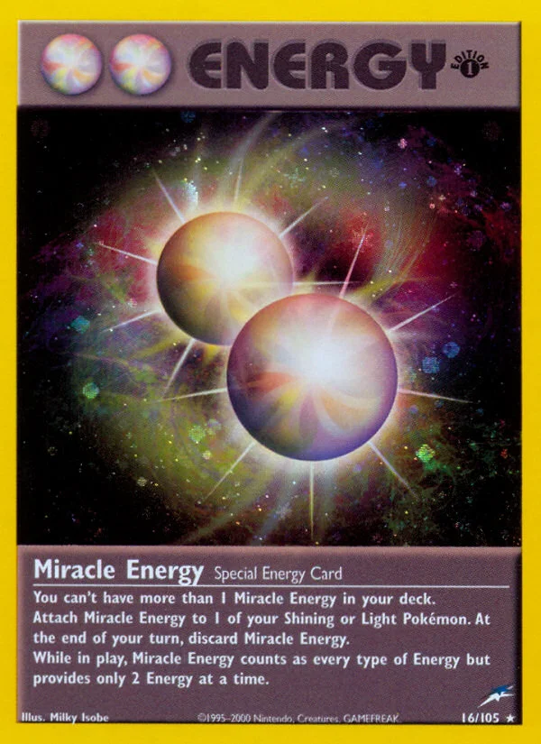 Miracle Energy Pokemon card