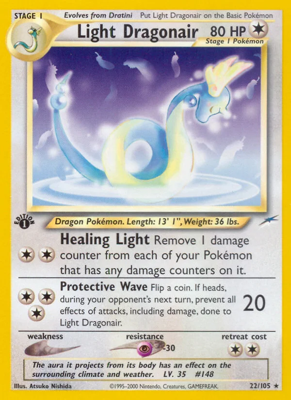 Light Dragonair Pokemon card